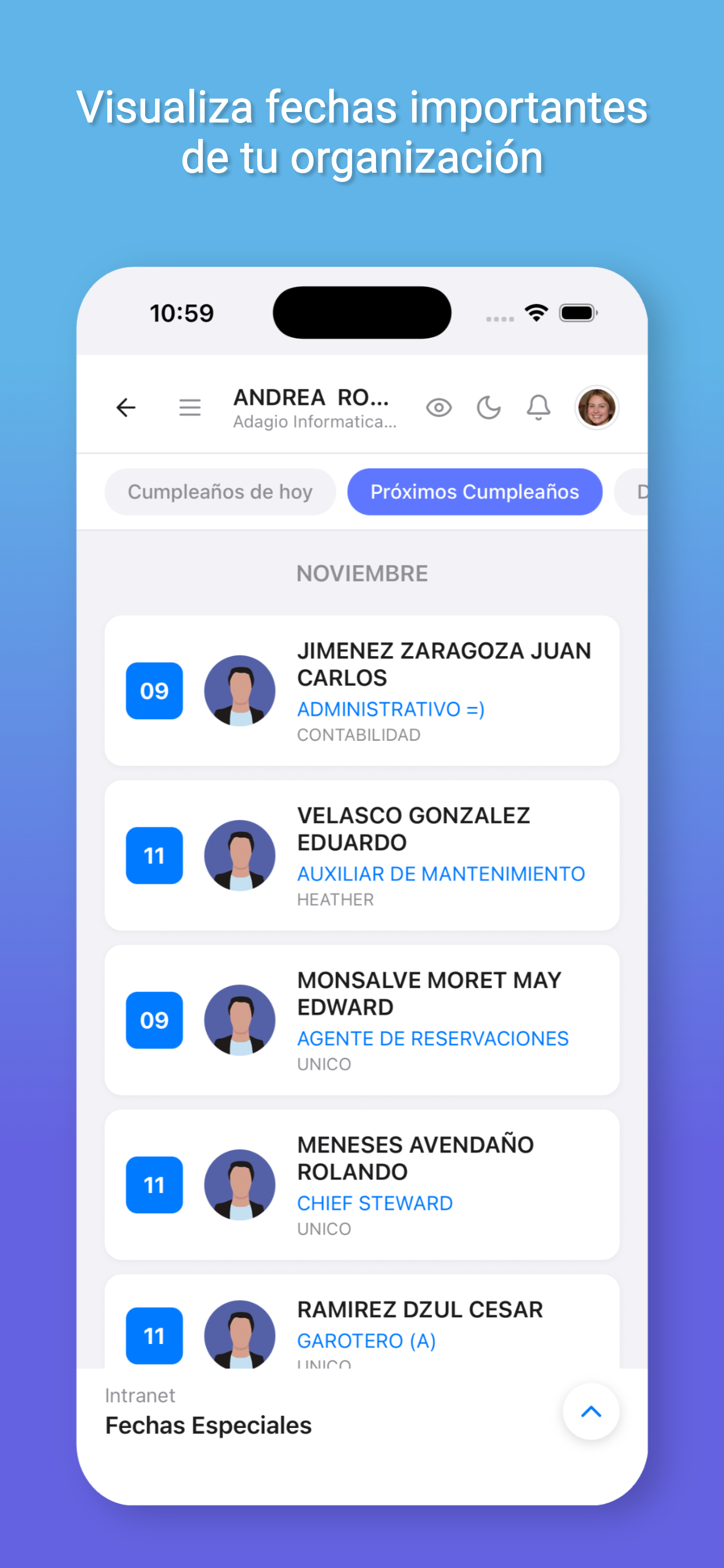 AdagioRH screenshot 7