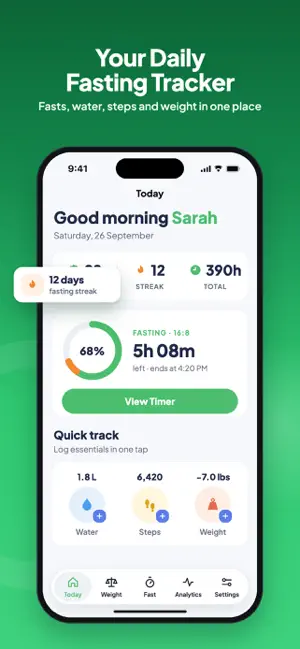 Wellmetry: Fasting Tracker screenshot 3