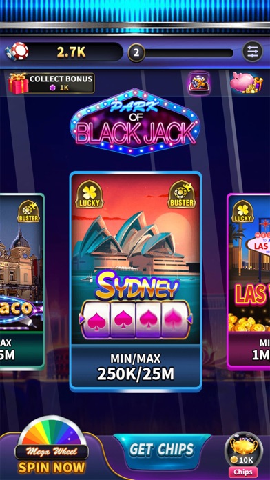 Blackjack 21 offline card game Screenshot