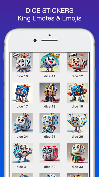 Screenshot #3 pour Dice Fun Stickers & Emojis