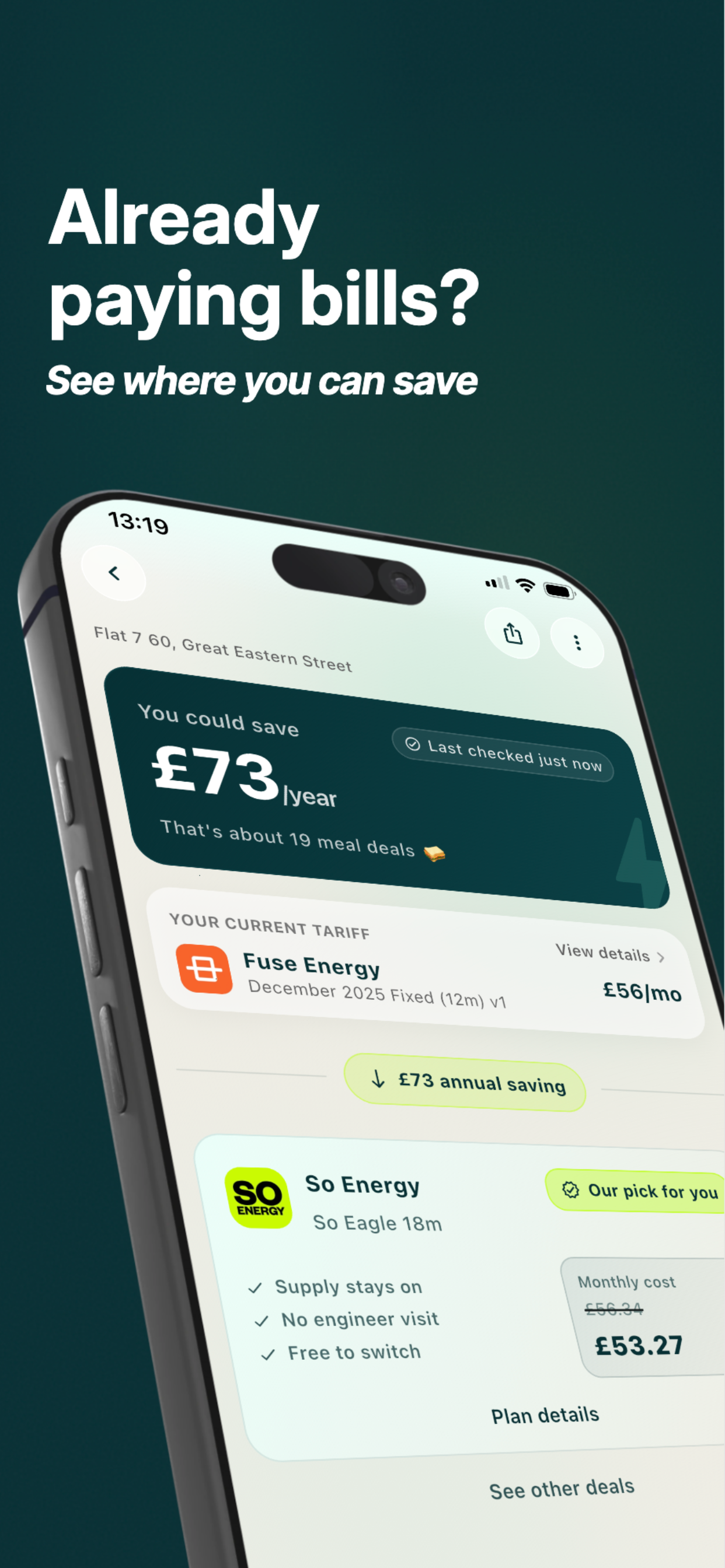 Taupia - Save Money on Bills screenshot 7