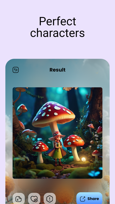 AI Cartoon Photo Generator App Screenshot