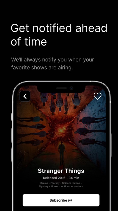 ShowNotifier iPhone screenshot 3 - Entertainment app