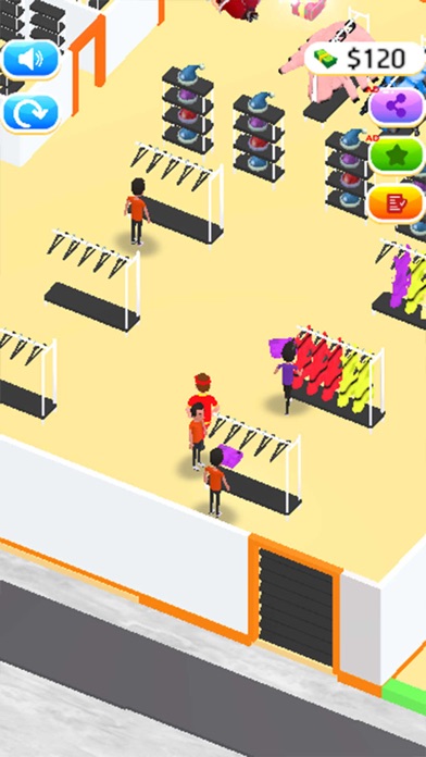 Mega Cloth Outlet Rush Screenshot