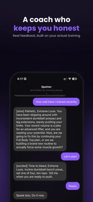Spotter - AI personal trainer screenshot 1