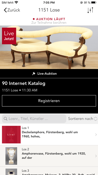 Screenshot 2 of Rotherbaum Auktionshaus App