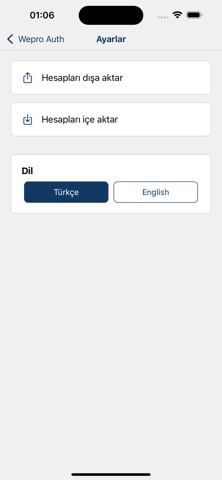 Wepro Auth screenshot