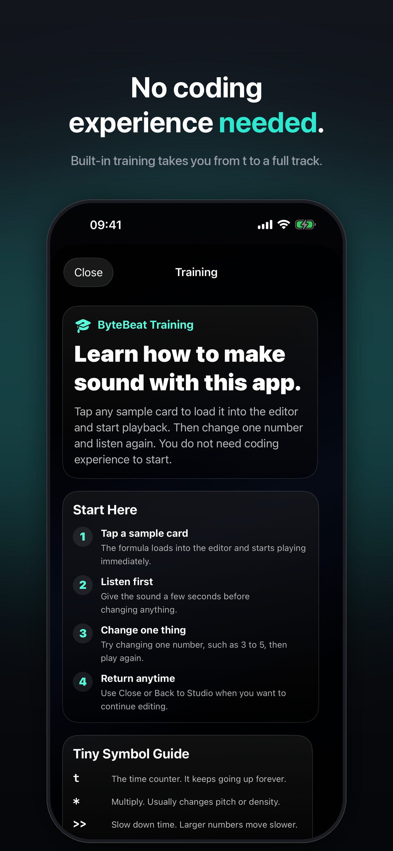 ByteBeat screenshot 4