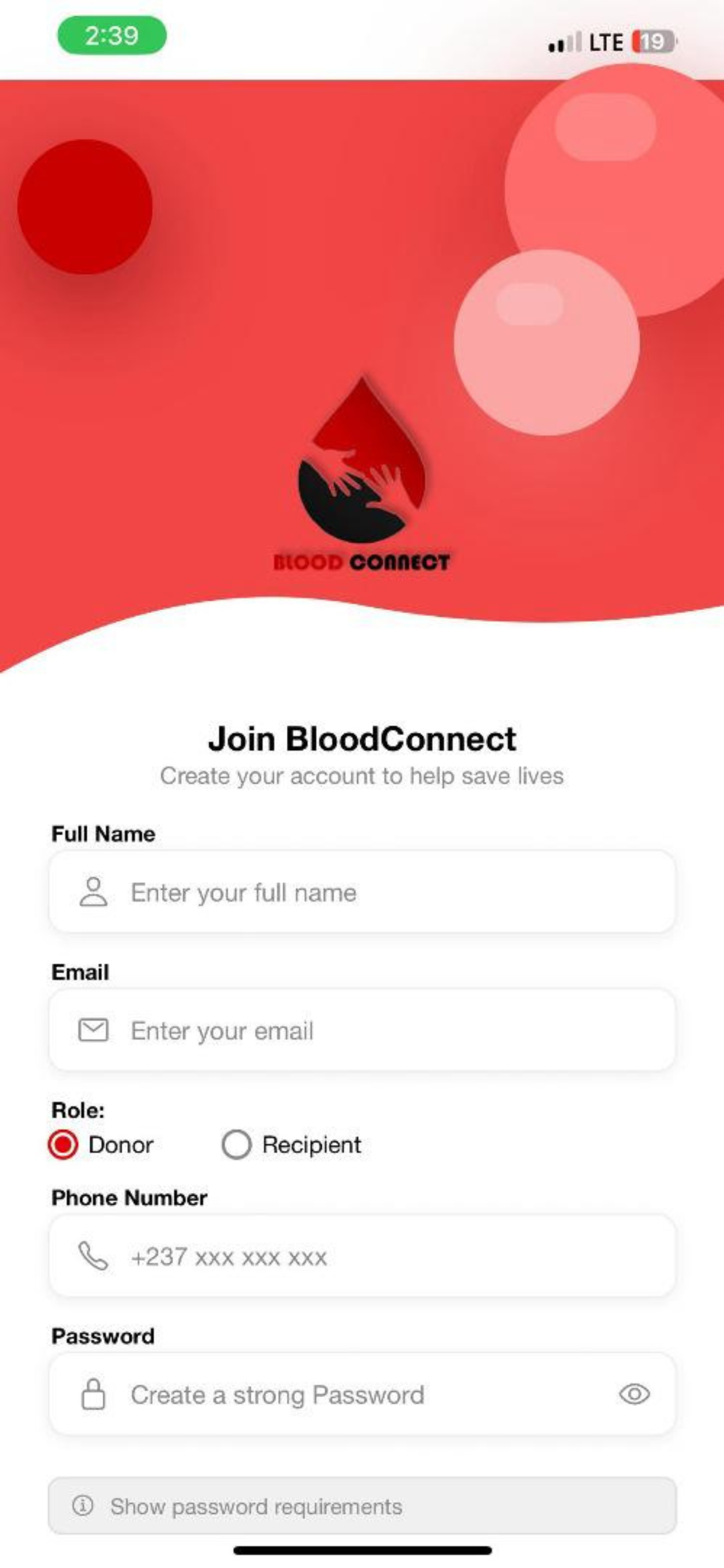 BloodConnectcmr screenshot 3