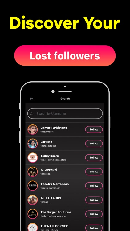 Unfollow for instagram .