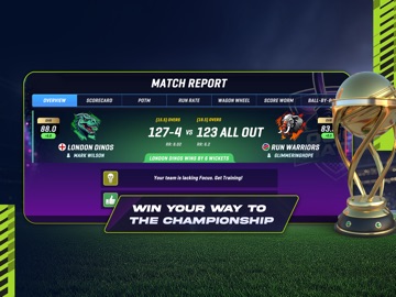 Cricket Team Coach iPad screenshot