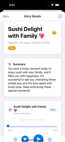 VoiceAI Note screenshot
