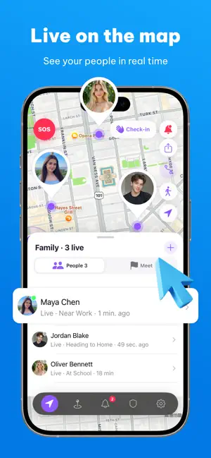 NearByMe-Location Sharing screenshot 1