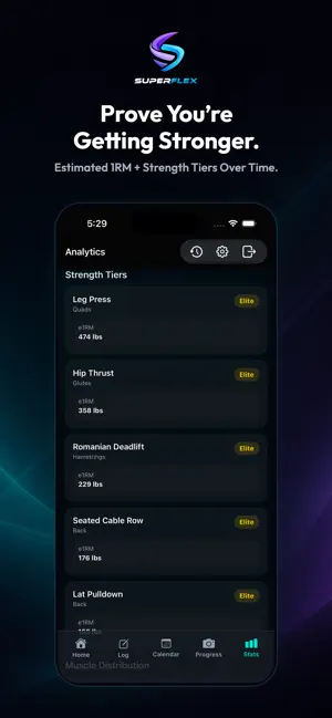 SuperFlex: Gym Workout Tracker screenshot 4