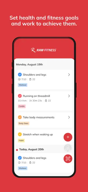 Raw Fitness screenshot 4