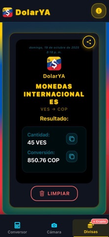 DolarYA iPhone screenshot