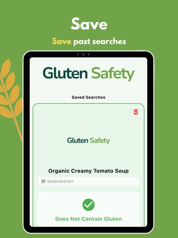 Gluten Free Scanner: Celiac iPad screenshot
