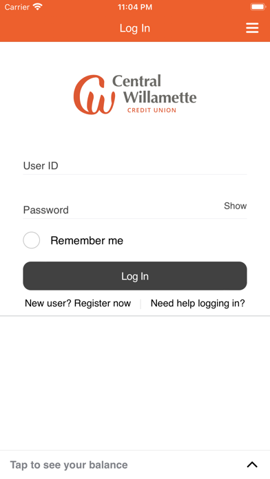 CW Mobile Banking iPhone screenshot 1 - Finance app