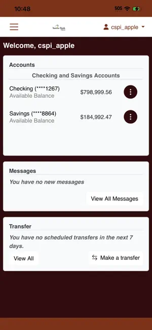 Sunrise Bank Dakota Mobile screenshot 2