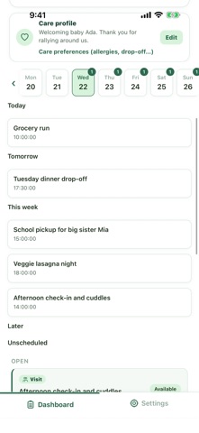 Rally: Care Coordination screenshot