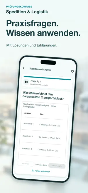Prüfungskompass Spedition screenshot 2