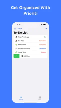 Prioriti - To Do List & Matrix iPhone image 1