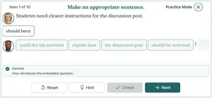 TOEFL - Complete Sentence Lab screenshot 4