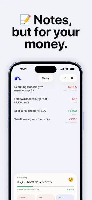Finance Tracker - Notyfi screenshot 1