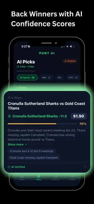 PuntAI: Aussie Sport Analytics screenshot 3