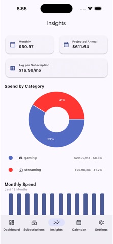 Subscription Tracker Manager Screenshot 1 of 5