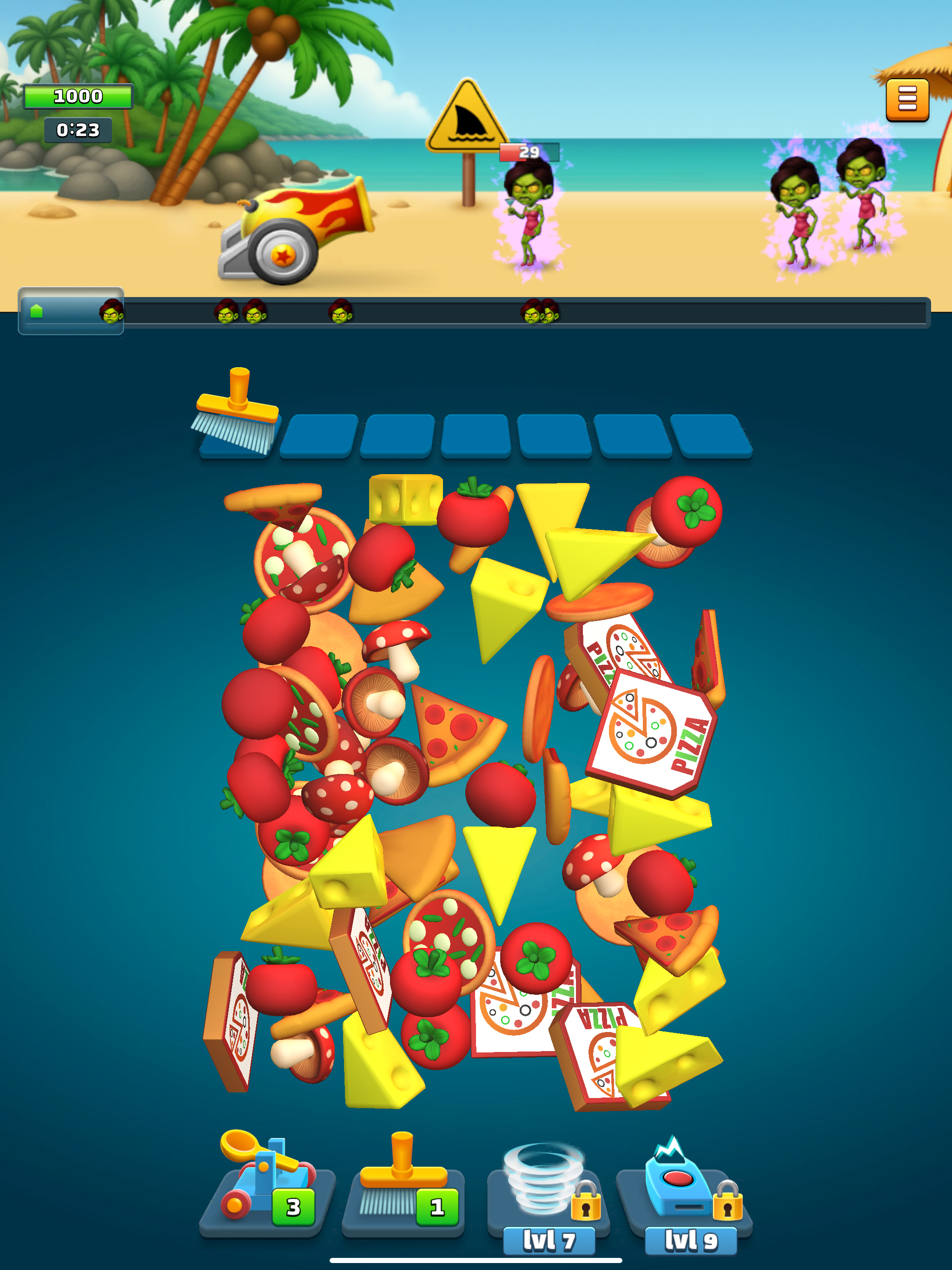 Zombie Match 3D