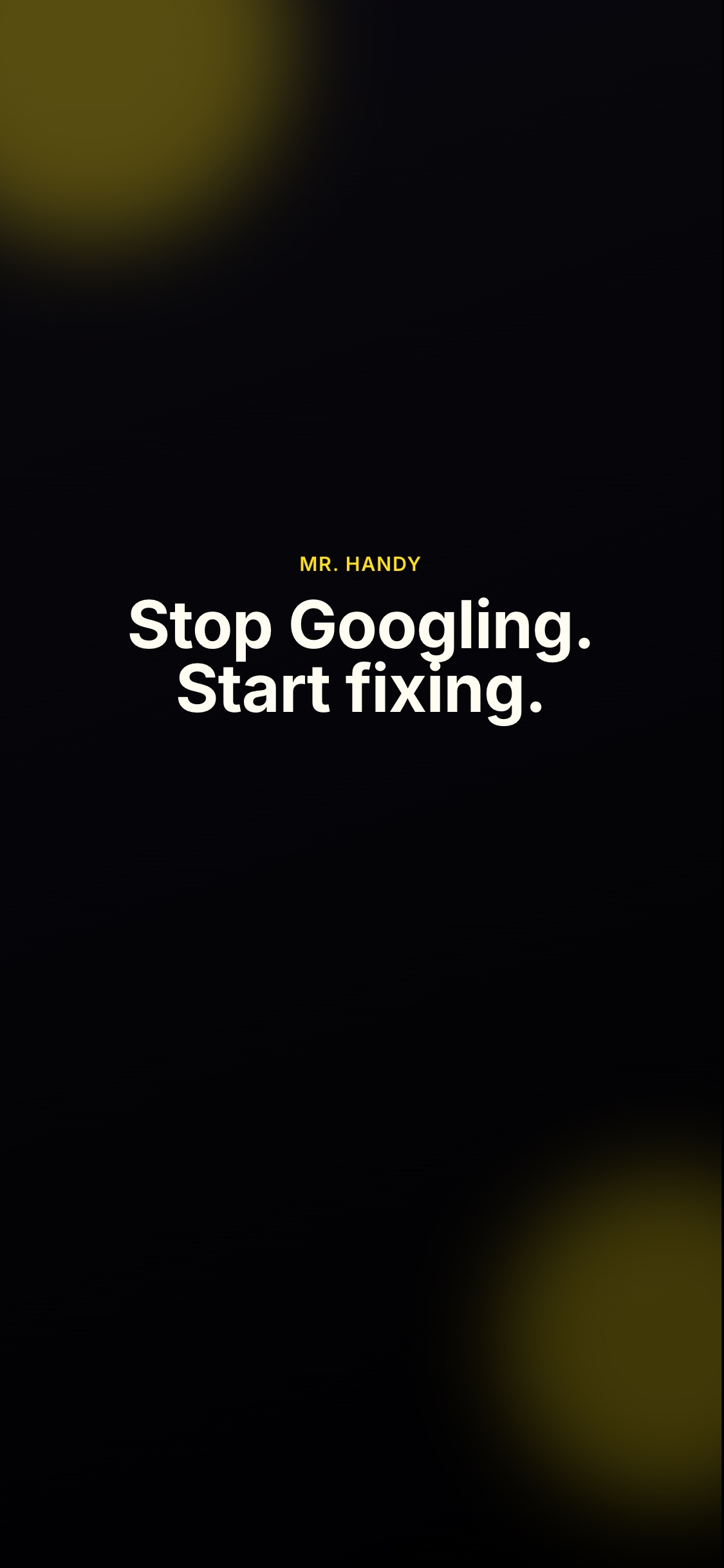 Mr. Handy: AI Home Repair