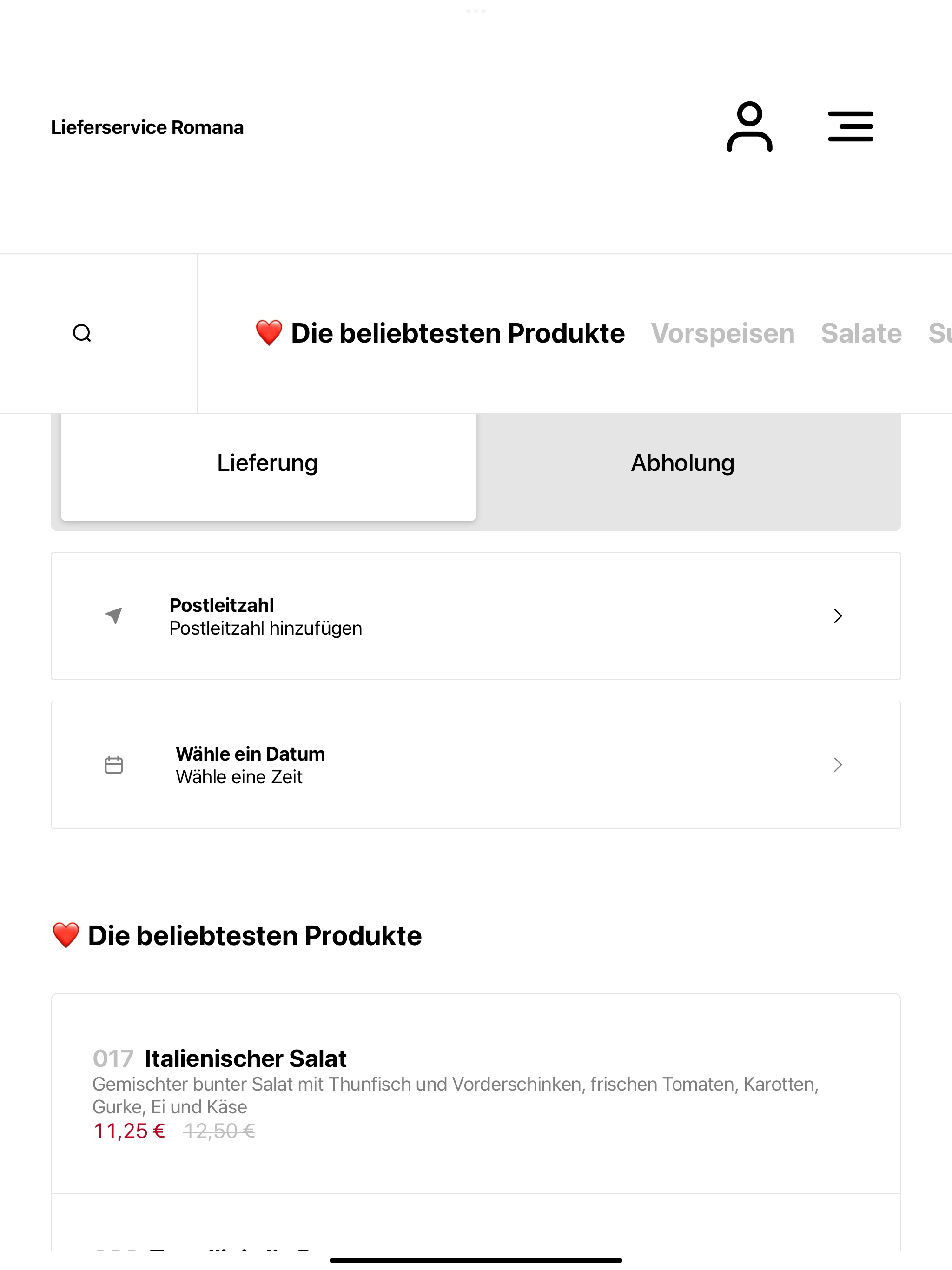 Lieferservice Romana screenshot 7