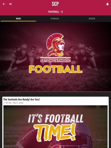 Seton Catholic Prep Sentinels iPad screenshot