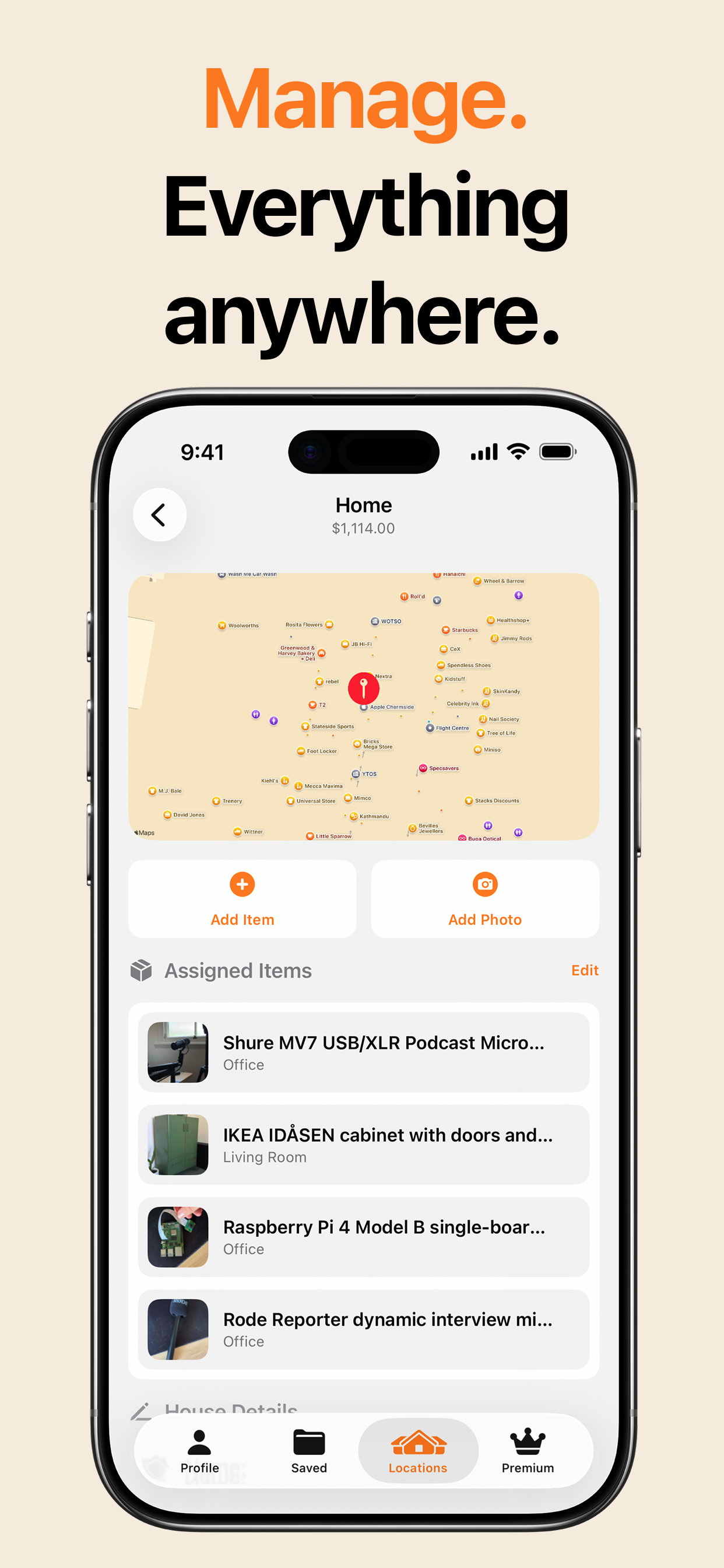 KeepTrack: AI Home Inventory