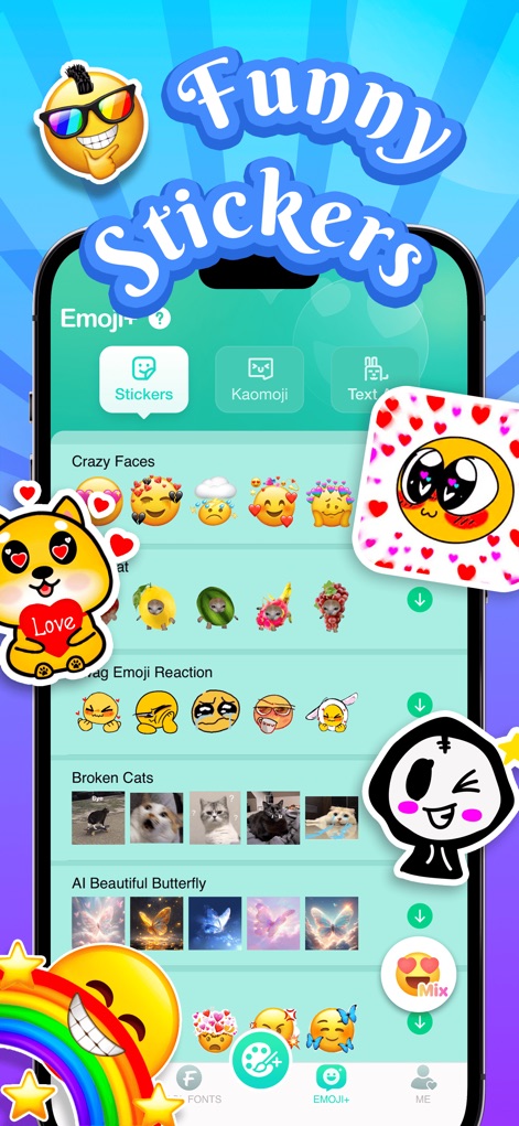 Kika Keyboard: Custom Themes - Expressive Stickers Galore