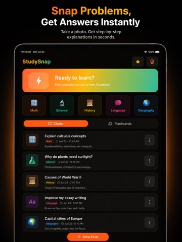 StudySnap AI: Homework Helper iPad screenshot