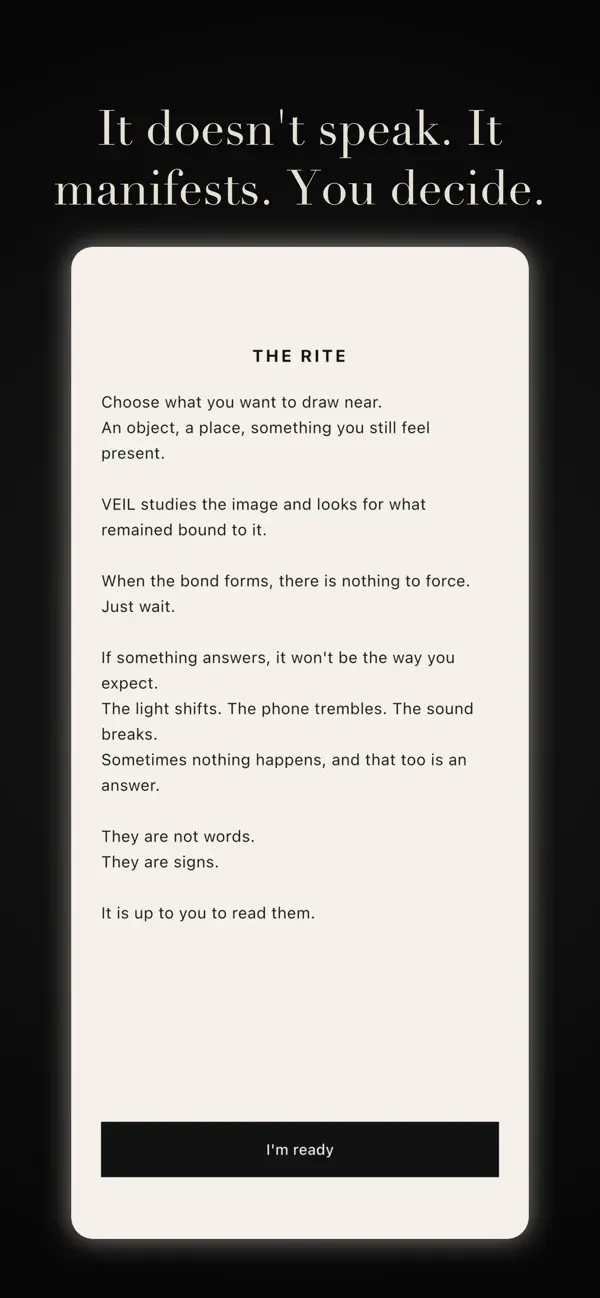 Screenshot #3 pour VEIL: Talk to Spirits