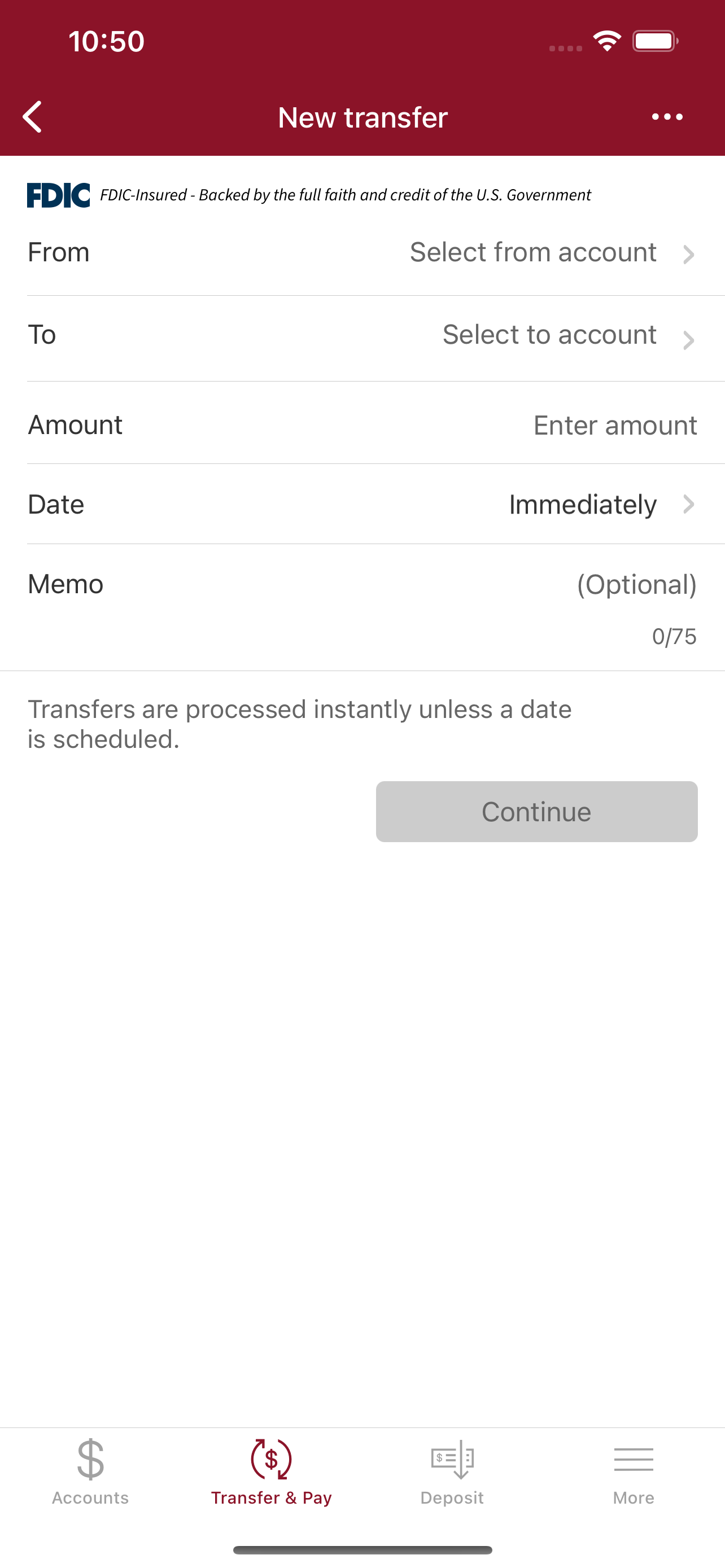 Bank 1st Mobile screenshot 3