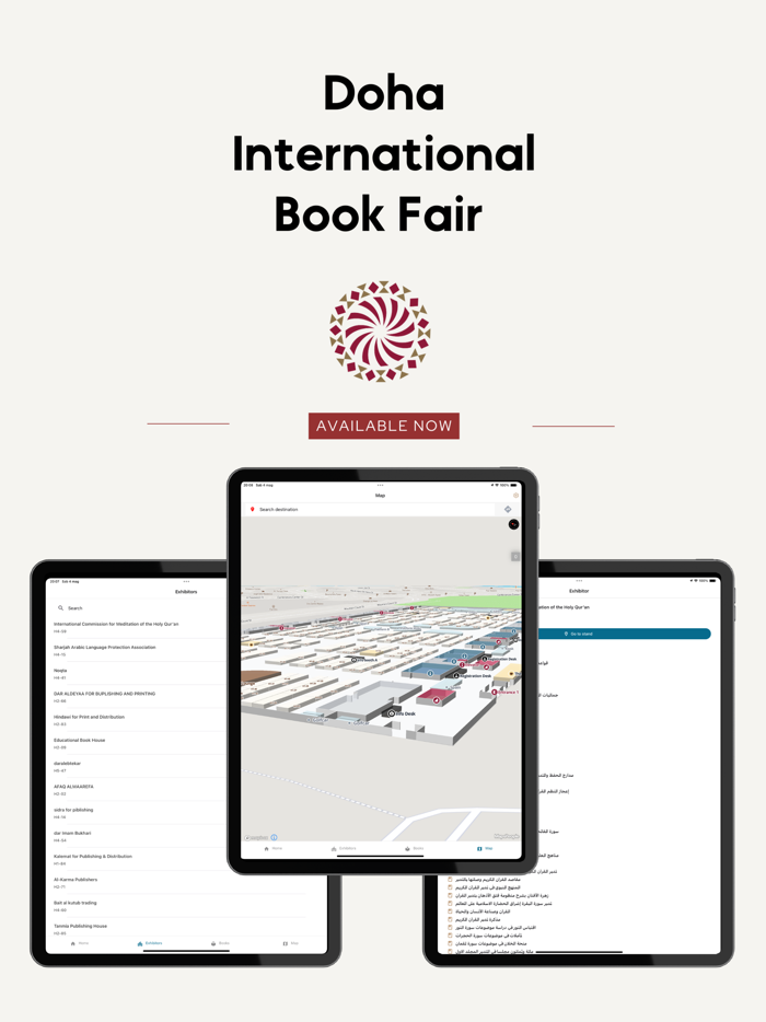 Doha Book Fair Wayfinding