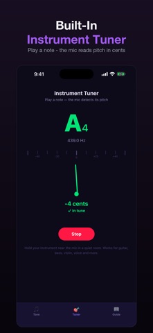 Tone Generator+ Freq iPhone screenshot