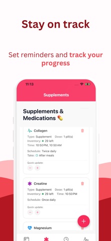 Pill Reminder & Medicine Alarm iPhone screenshot