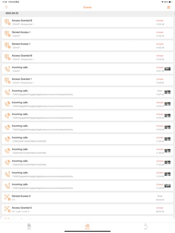 Golmar GCloud iPad screenshot