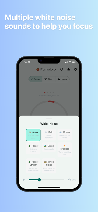 Minimal Pomodoro - Focus Timer Screenshot 2 of 6