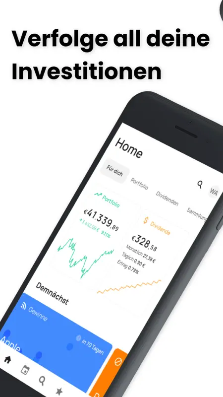 Stock Events Portfolio Tracker screenshot 1 of 8