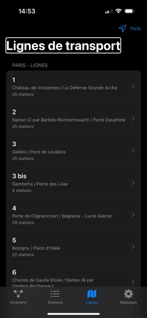métroConnexion screenshot 3