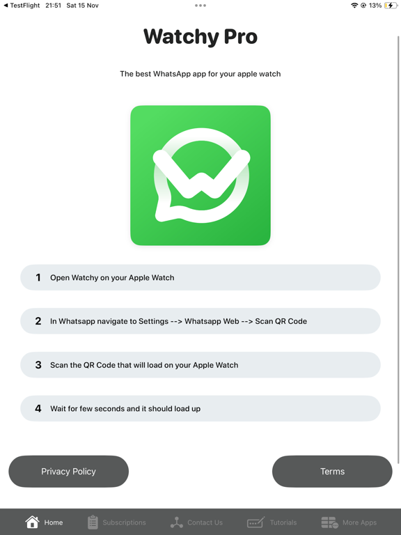 Screenshot #5 pour Watchy: WhatsApp sur montre