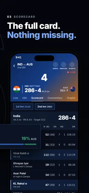 Cric6 - Live Cricket Score screenshot 2