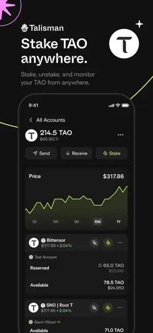 Talisman Wallet screenshot 2
