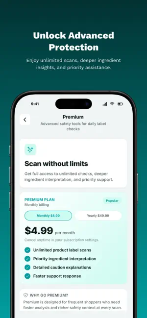Scanly - Allergy Food Scanner screenshot 1